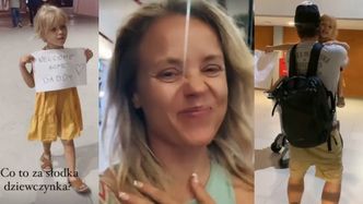 Anna Skura odbiera byłego męża z lotniska i pokazuje reakcję stęsknionej córki: "Melody ma swój najpiękniejszy prezent" (FOTO)