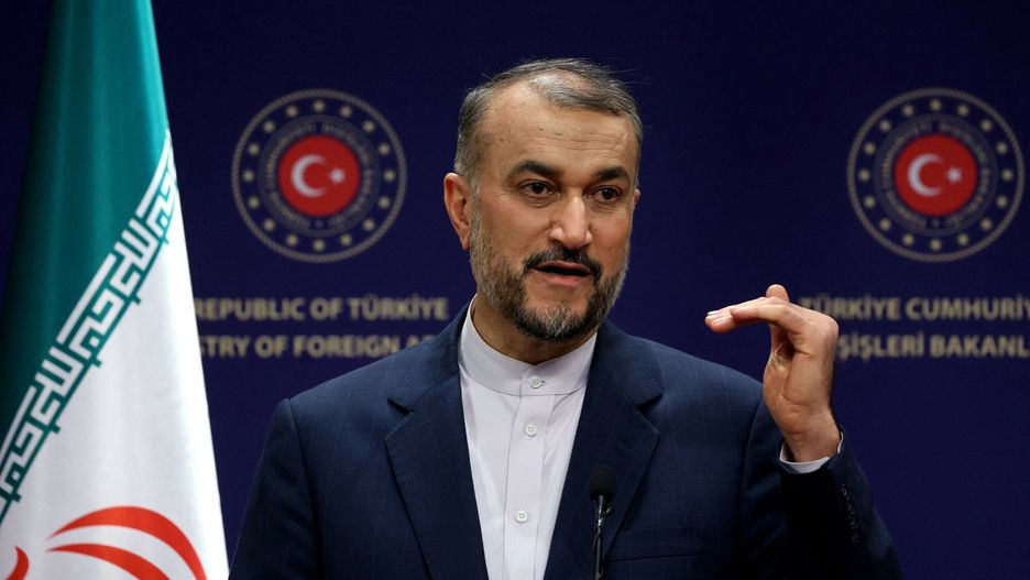 arch54
Iran's Foreign Minister Hossein Amir-Abdollahian speaks during a joint press conference with his Turkish counterpart in Ankara on January 17, 2023. (Photo by Adem ALTAN / AFP)
ADEM ALTAN