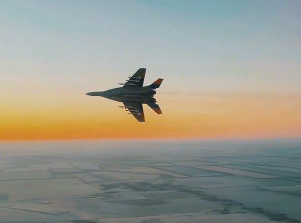 Jeden z polskich MiG-29, które zostały przekazane Ukrainie