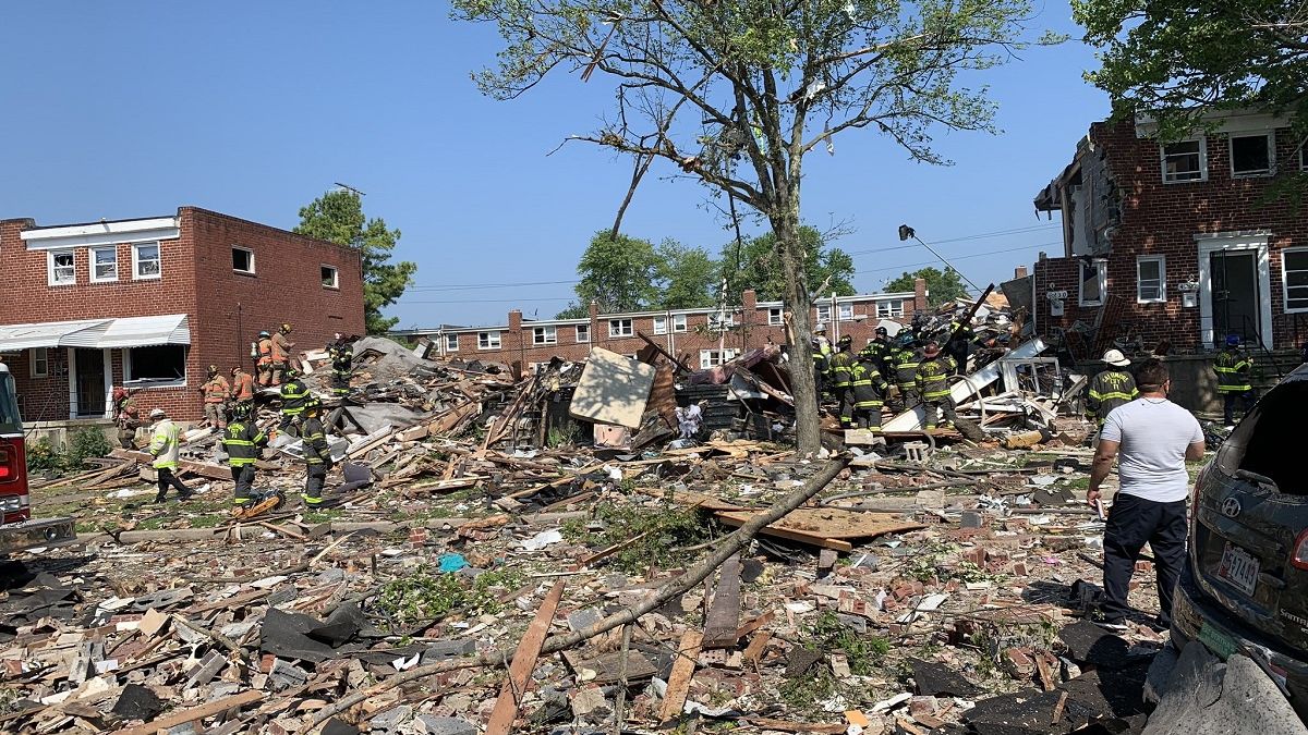 W Baltimore eksplodował budynek