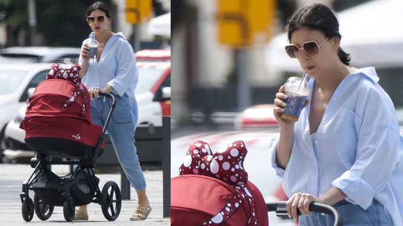 Klaudia Halejcio z córką