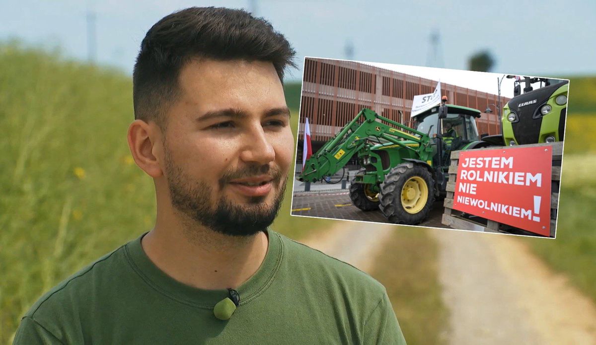 Tomasz Klimkowski z "Rolnik szuka żony" popiera protest rolników