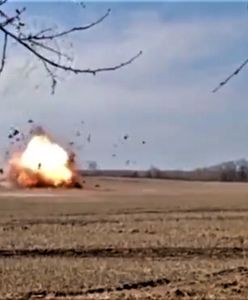 Ka-52 zrównany z ziemią. Potężna eksplozja w obwodzie ługańskim