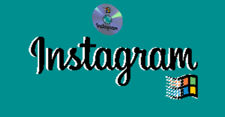 A tak by wyglądał Instagram, gdyby działał na Windows 95
