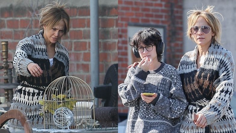 Jennifer Lopez z córką poszukują skarbów na targu staroci