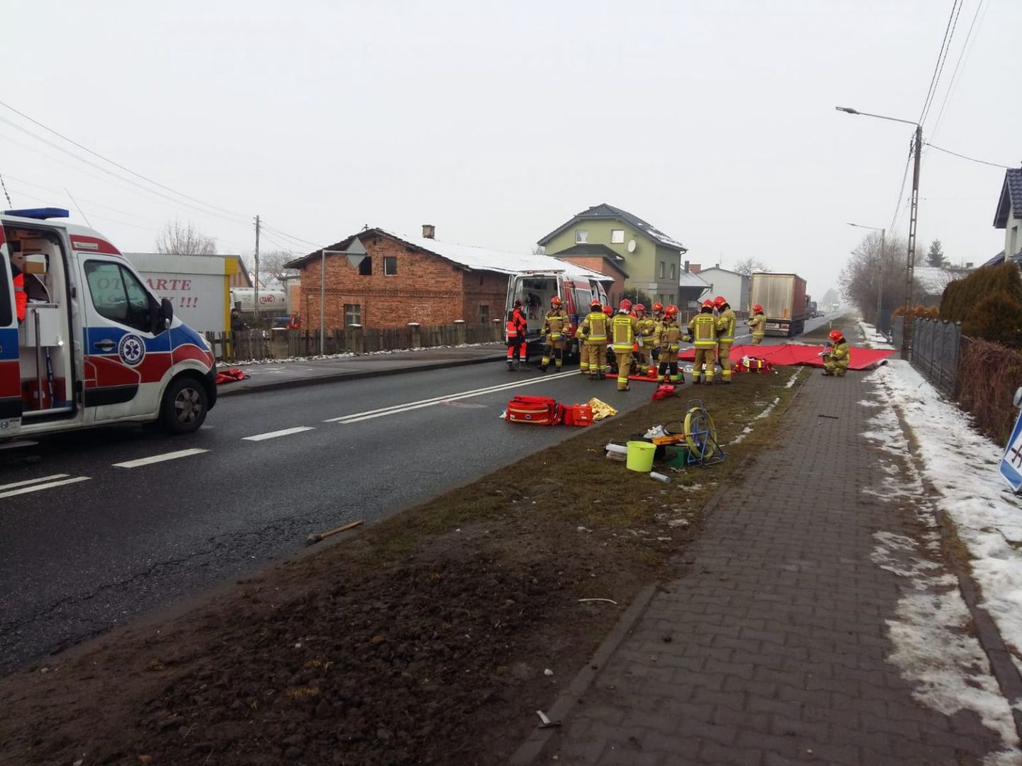 Poszkodowanym została udzielona pomoc