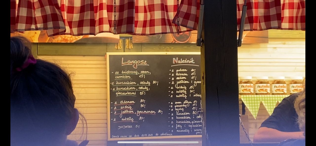 Ceny dań mogą się różnić w zależności od stoiska 