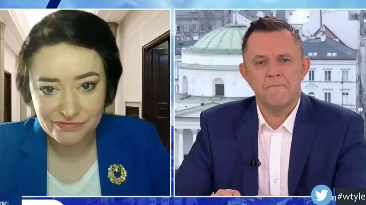 Dziennikarz TVP był wyraźnie zaskoczony obrotem sprawy