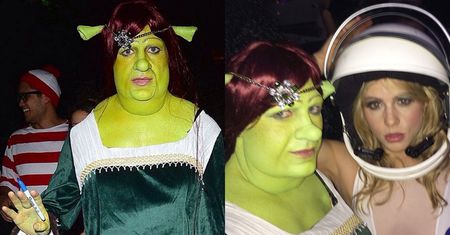 Najlepszy strój na Halloween? Aktor przebrany za... Fionę ze "Shreka"! (ZDJĘCIA)