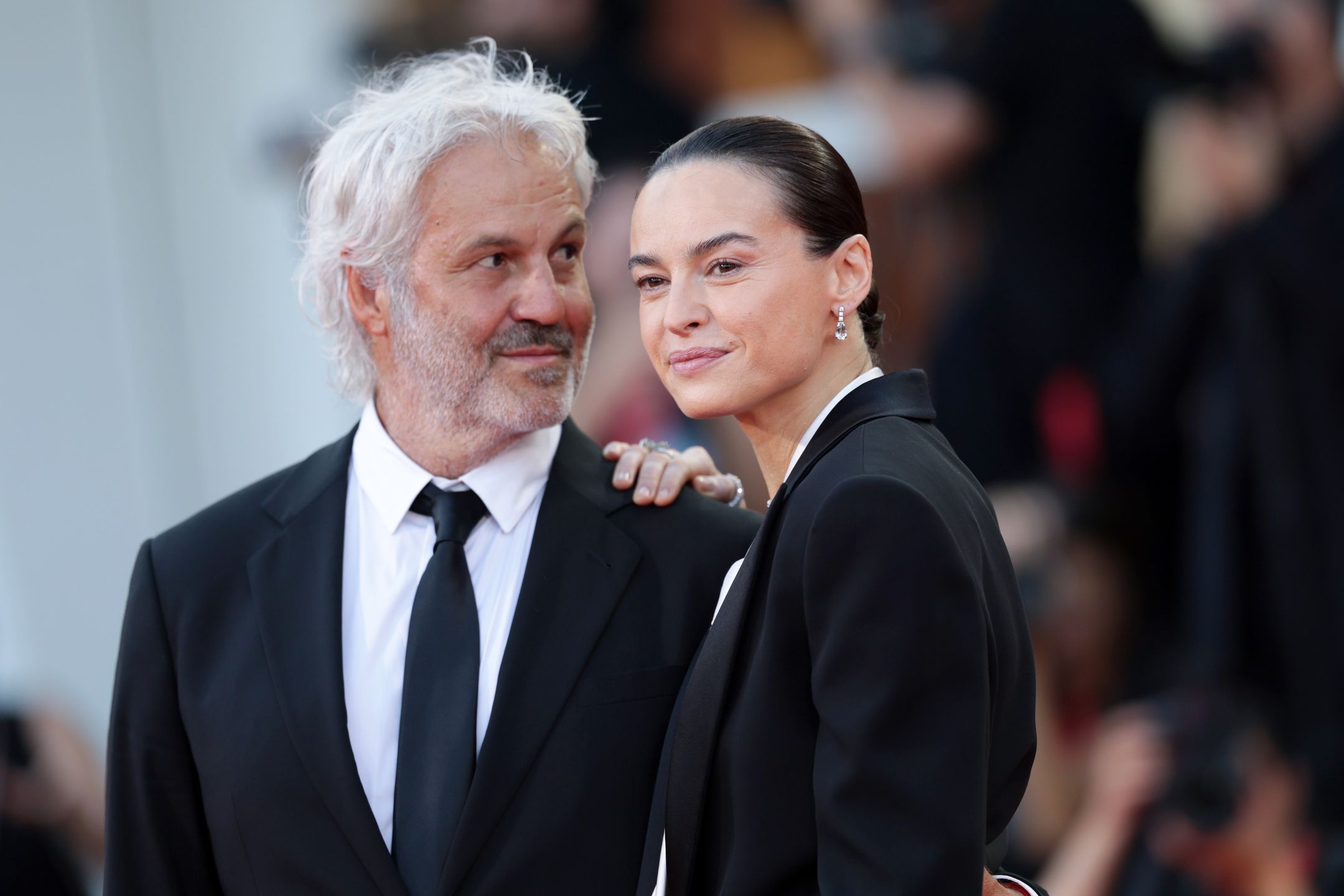 Kasia Smutniak i Domenico Procacci