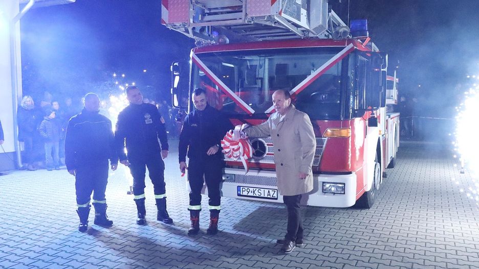 Nowa &#34;drabina&#34; OSP Książ Wielkopolski