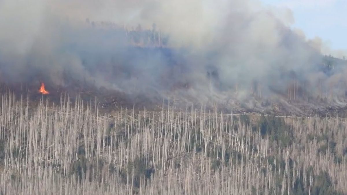 Duże pożary w Niemczech 
