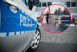 Kierowca BMW kręcił bączki wokół pary młodej. Kolosalny mandat