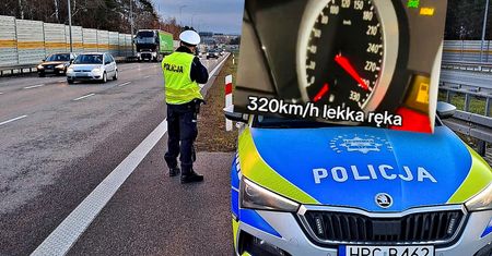 Jechał 300 km/h i wszystko nagrał. Policja zabrała mu samochód