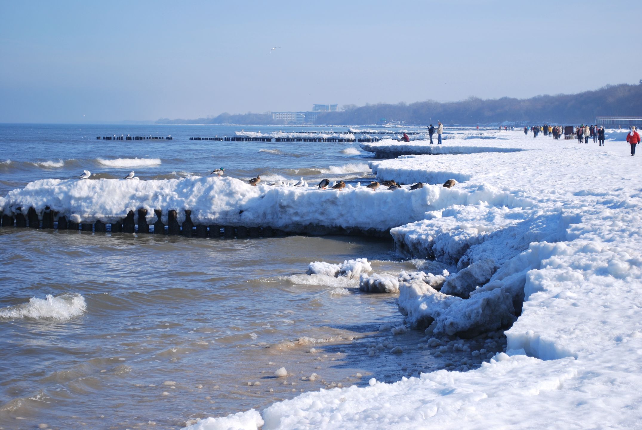 Kołobrzeg zimą 