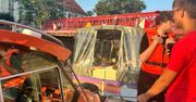 Kajakiem wpłynęli pod statek. Jeden z nich wskoczył do Odry