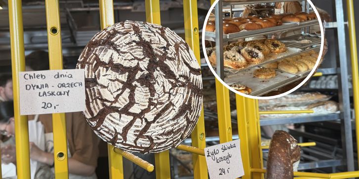 Do tej piekarni ustawiły się długie kolejki. Od razu zauważyłam w niej jurora z "MasterChefa"