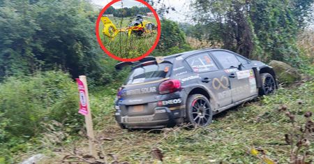 Dramat podczas Rajdu Nyskiego. Auto wjechało w grupę