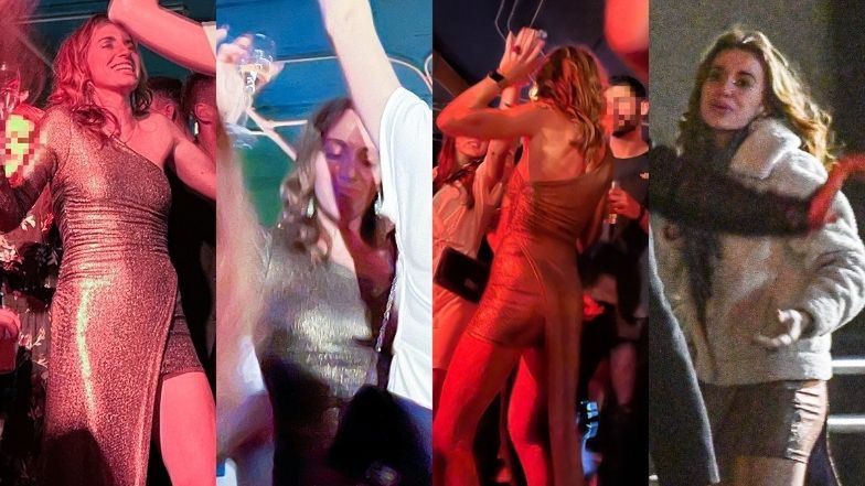 Wystrojona Marianna Schreiber szaleje w klubie