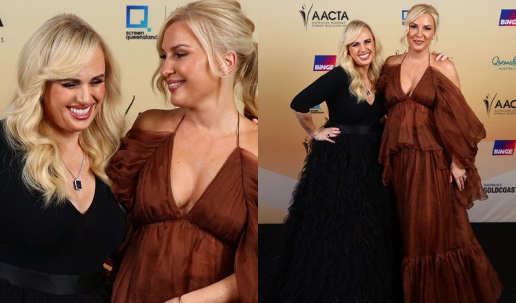 Rebel Wilson i jej narzeczona na ceremonii wręczenia australijskich nagród AACTA Awards 2024. Zadały szyku? (ZDJĘCIA)