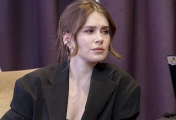 Wdała się w dyskusję z Wojewódzkim. Nagle zwróciła się do Kędzierskiego