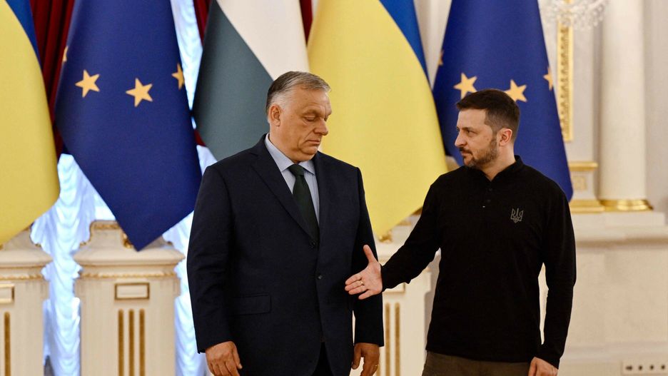 Viktor Orban i Wołodymyr Zełenski