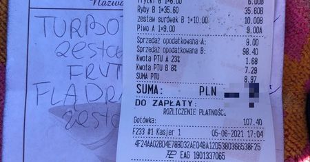 Tyle zapłacił za obiad dla dwojga nad morzem. Cena? Opadła mu szczęka