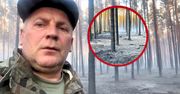 Wielka siła żywiołu. Wójt nagrał, co stało się z lasem po pożarze