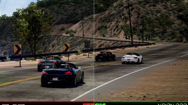 Need for Speed: Hot Pursuit - porównanie screenów HD 1