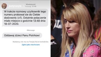 Justyna Żyła żali się na hejt po oświadczeniu i publikuje wiadomość od internauty: "ODDAWAJ PIOTRKOWI DZIECI"