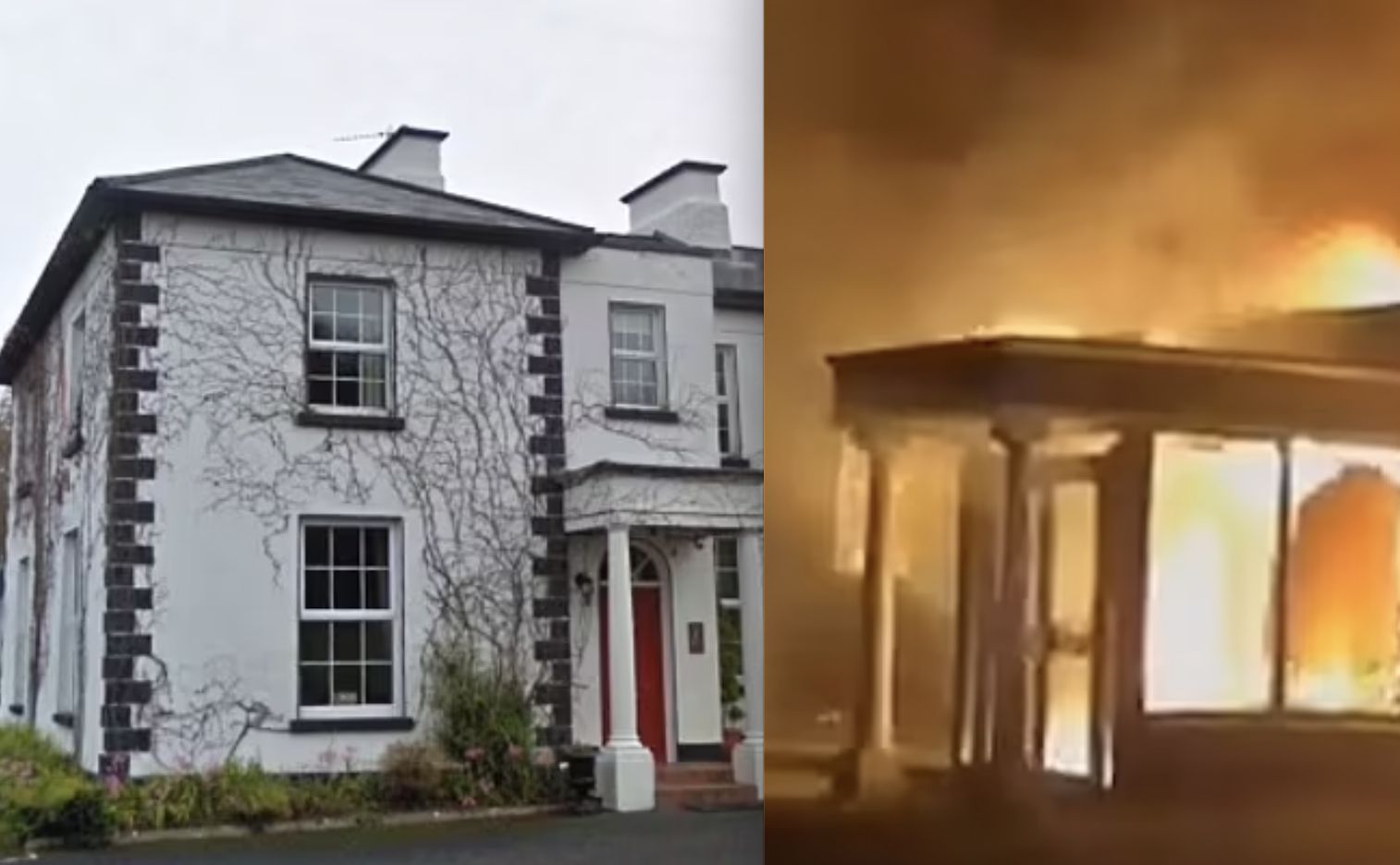 Spłonął hotel dla migrantów. Ogień został podłożony. Oburzenie w Irlandii
