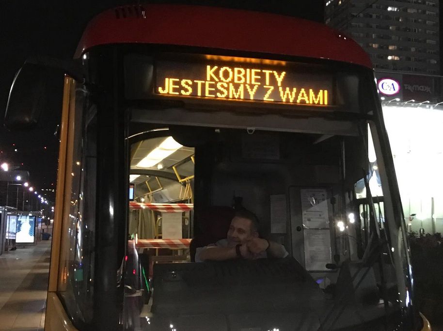 Kierowcy autobusów i tramwajów wspierają protest