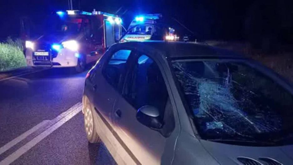 Śmiertelne potrącenie pieszego na DK62