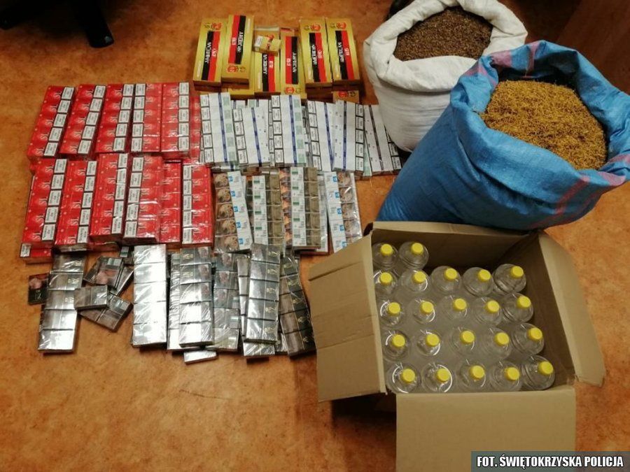 Kontrabanda zabezpieczona przez ostrowieckich policjantów