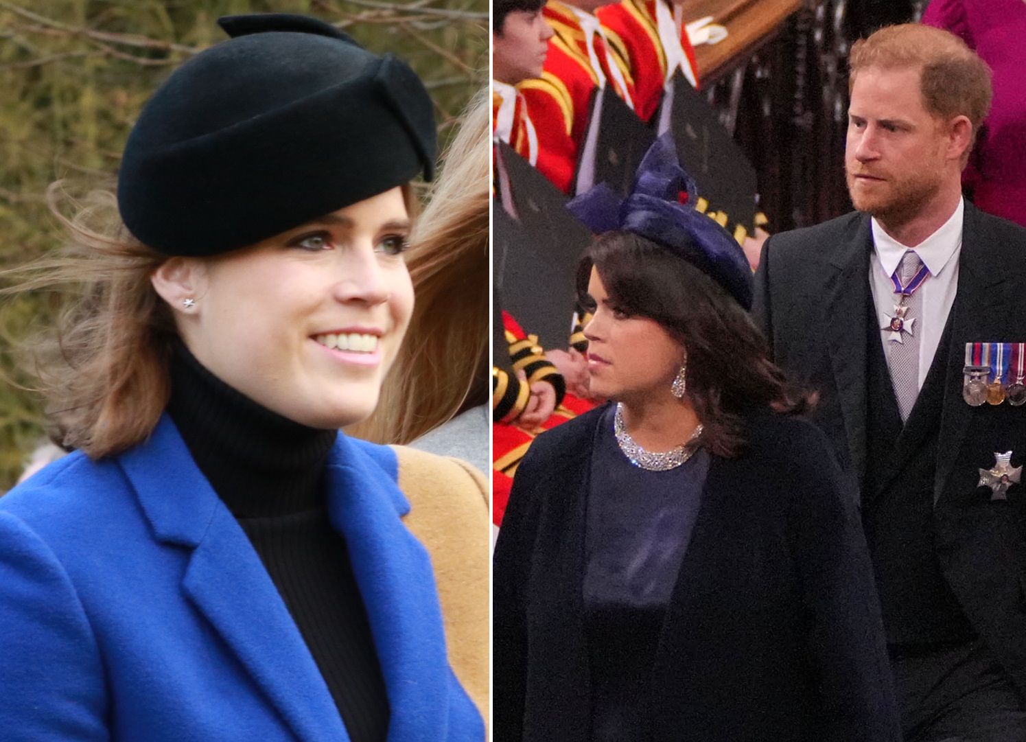 Księżniczka Eugenia kroczyła przed księciem Harrym