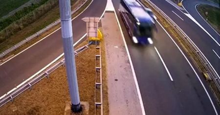 Siedem minut przed tragedią. Nagrali polski autokar w Chorwacji