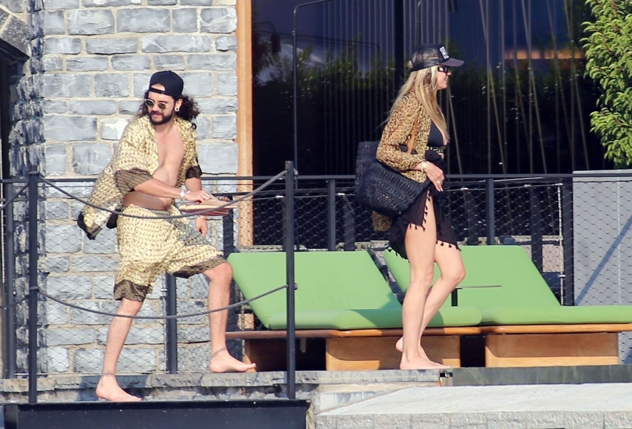 Heidi Klum i Tom Kaulitz na przystani