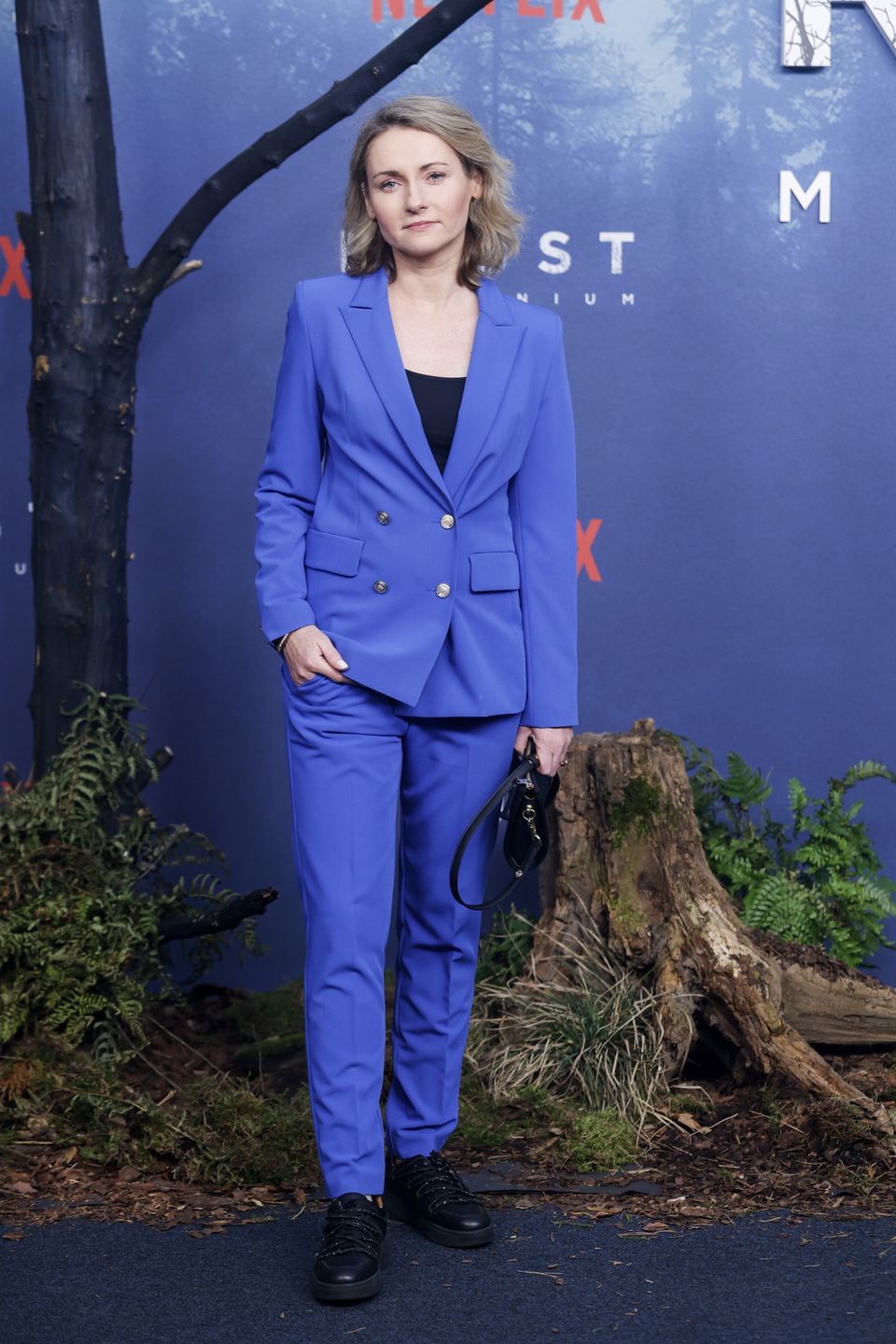 Zuzanna Grabowska na premierze serialu "Rojst Millenium"
