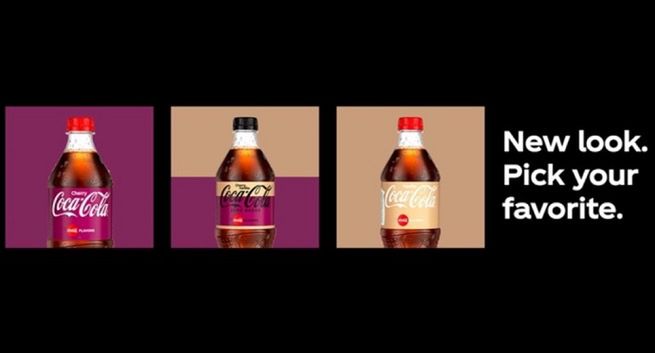 Coca-Cola wprowadza nowy design smakowych wariantów napoju