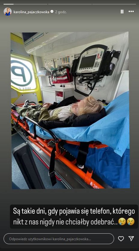 Syn Karoliny Pajączkowskiej miał wypadek