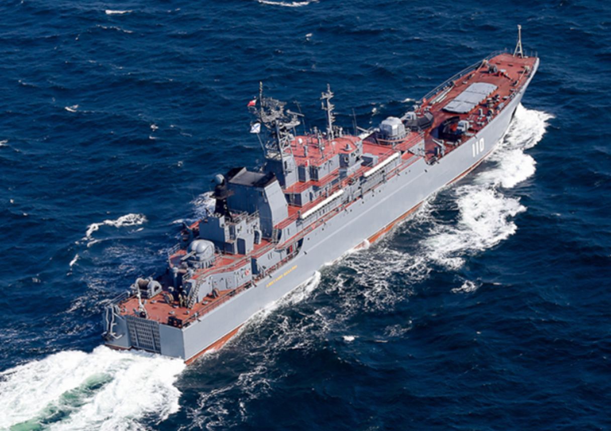 Rosyjski okręt desantowy projektu 775, zdjęcie ilustracyjne