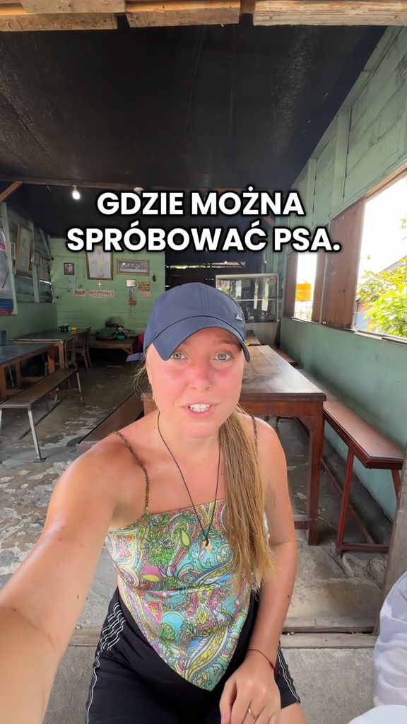 Influencerka spróbowała psa w indonezyjskiej restauracji
