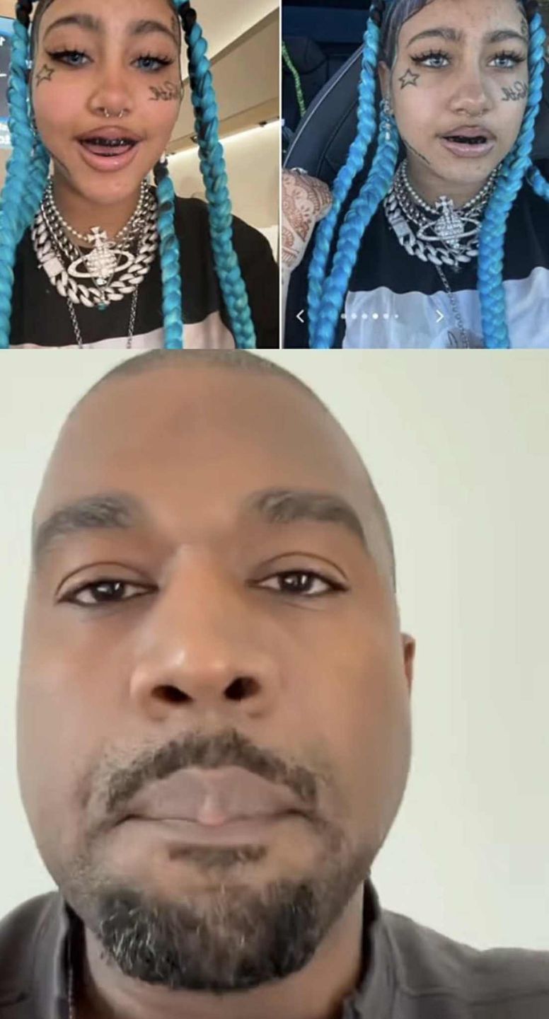 Kanye West jest OBURZONY aparycją North