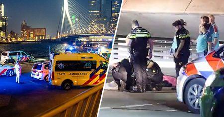 Horror w Rotterdamie. "Był uzbrojony w dwa noże"