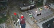 Nie wiedzieli, że na cmentarzu jest kamera. Wszystko się nagrało