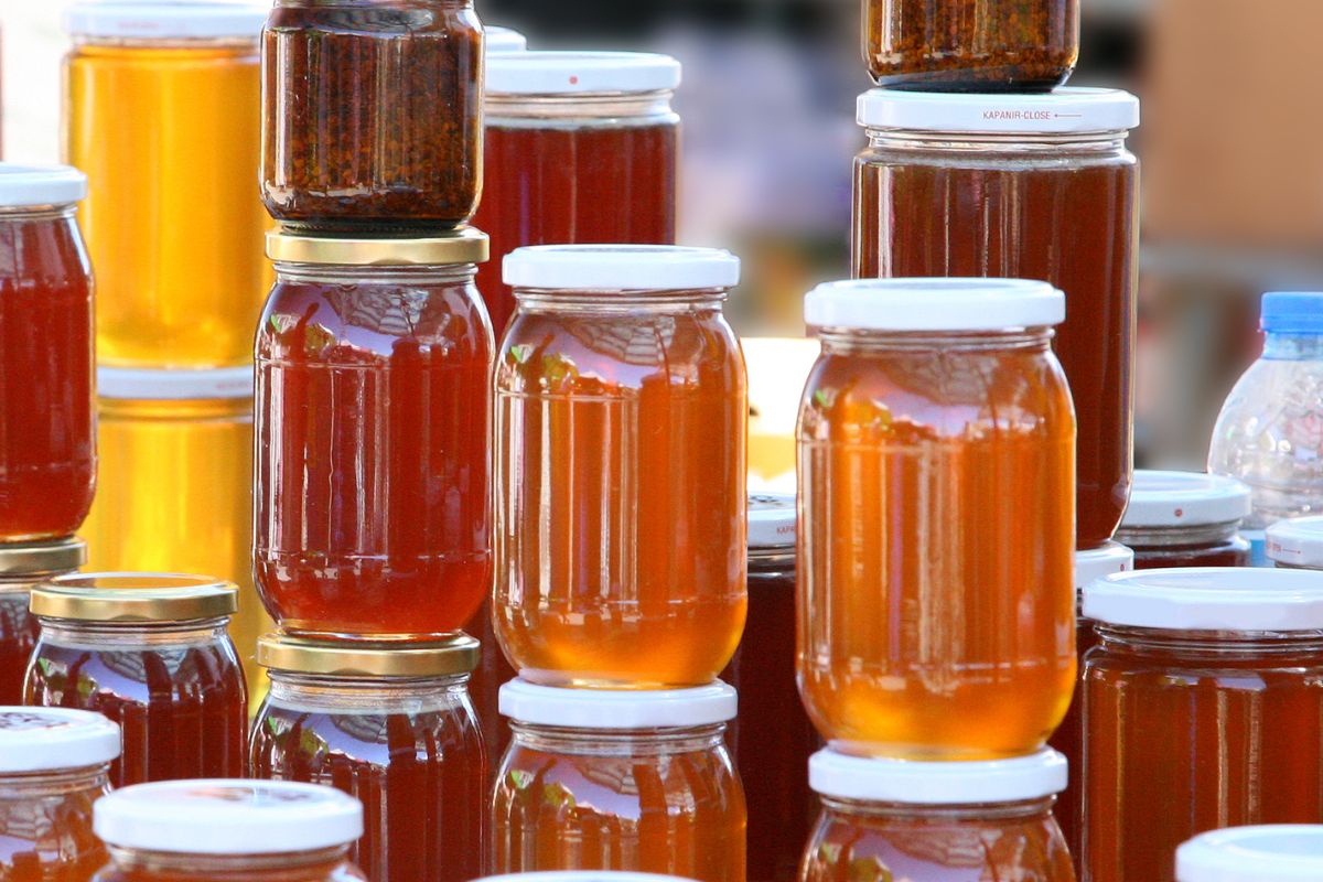 Honey water will fulfil its task, provided the honey you have comes from a good source.