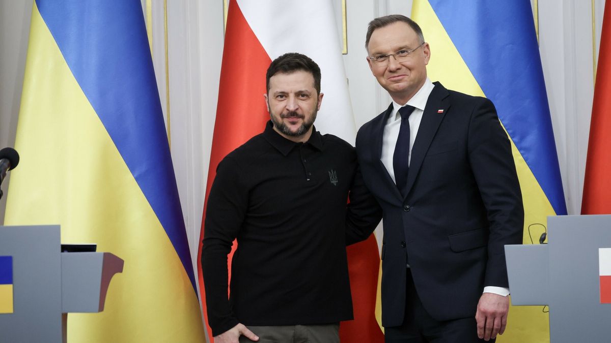 Zełenski z wizytą w Polsce. Zdjęcie archiwalne 