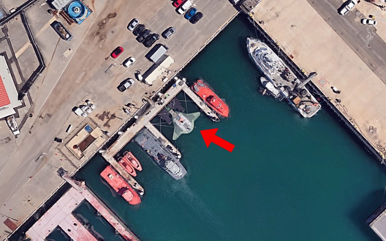 American sea drone "Manta Ray" unveiled in satellite images