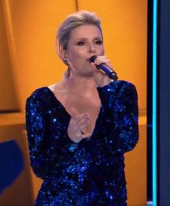 Halina Mlynkova w zaawansowanej ciąży na scenie. Podkreśliła krągłości