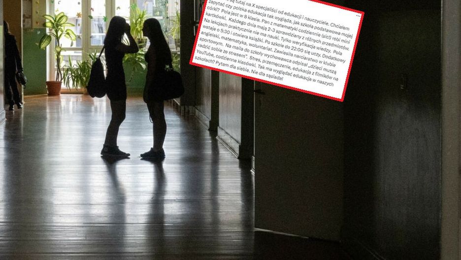 Uczy się od 5:30 do 22. Ojciec pyta: "Tak ma wyglądać edukacja w naszych szkołach?"